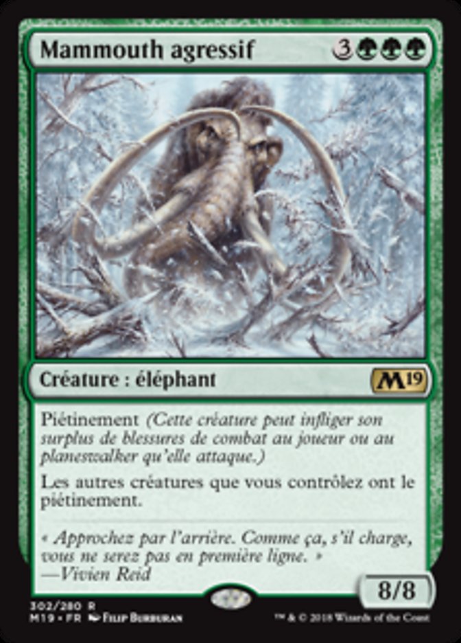 image Mammouth agressif