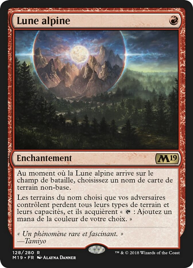 image Lune alpine