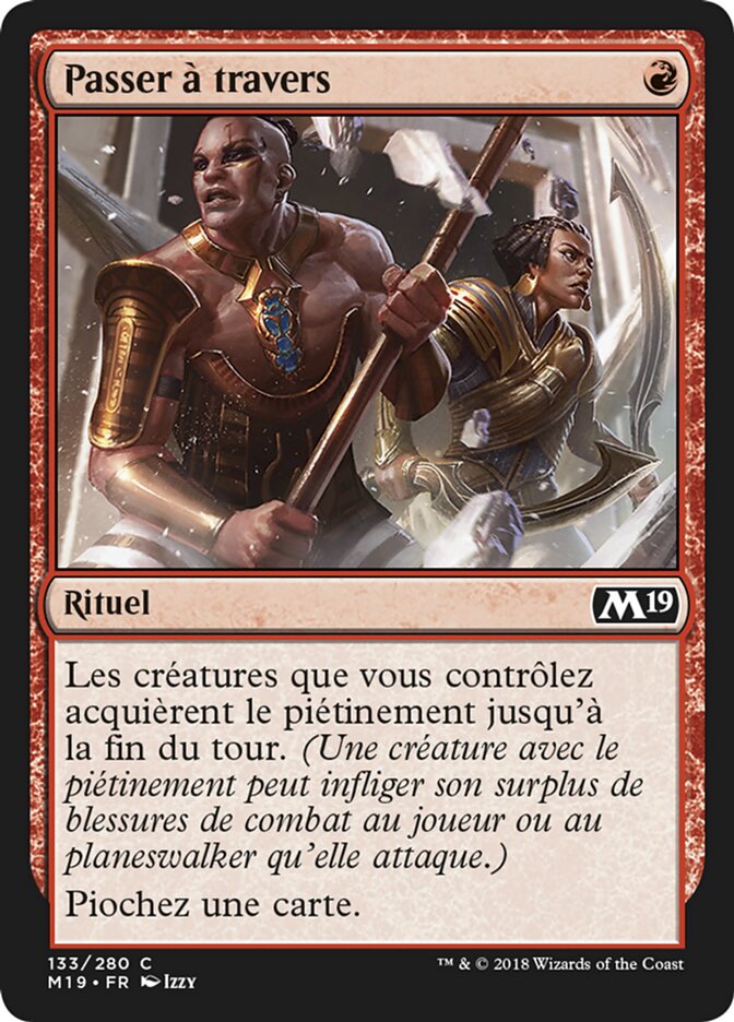 image Passer à travers