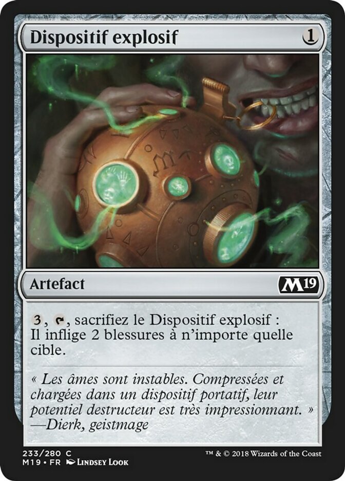 image Dispositif explosif