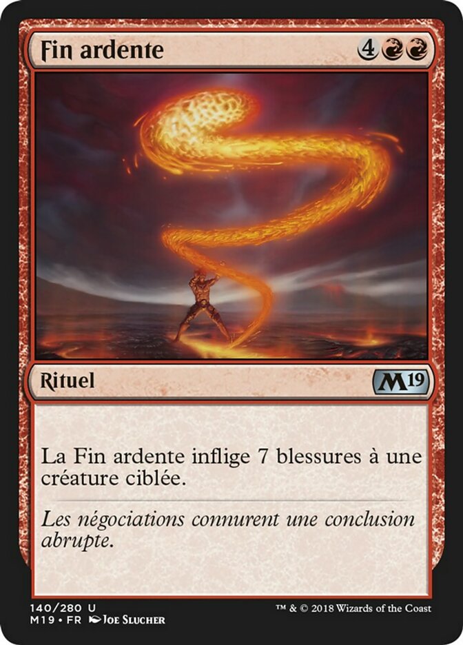 image Fin ardente