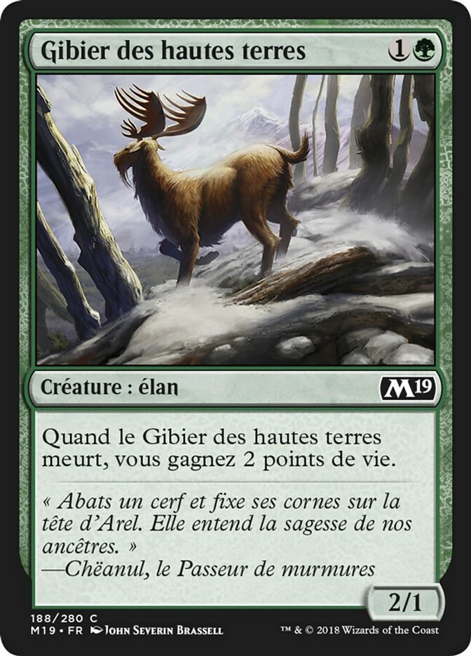 image Gibier des hautes terres