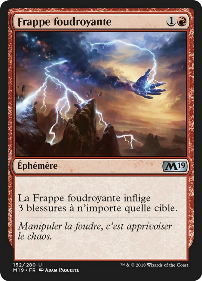 image Frappe foudroyante