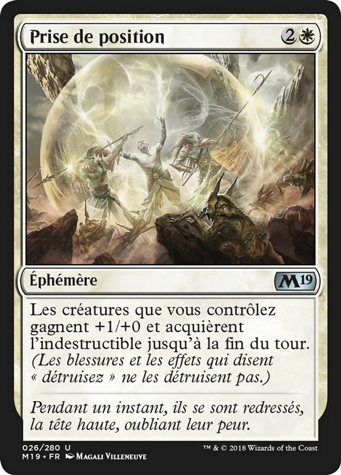 image Prise de position