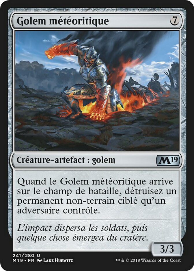 image Golem météoritique
