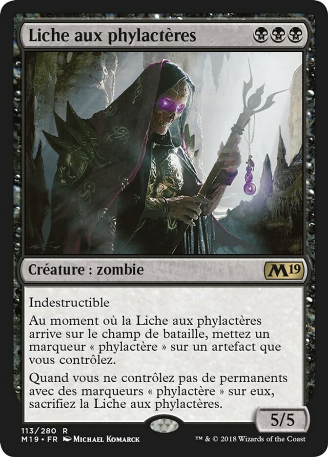 image Liche aux phylactères