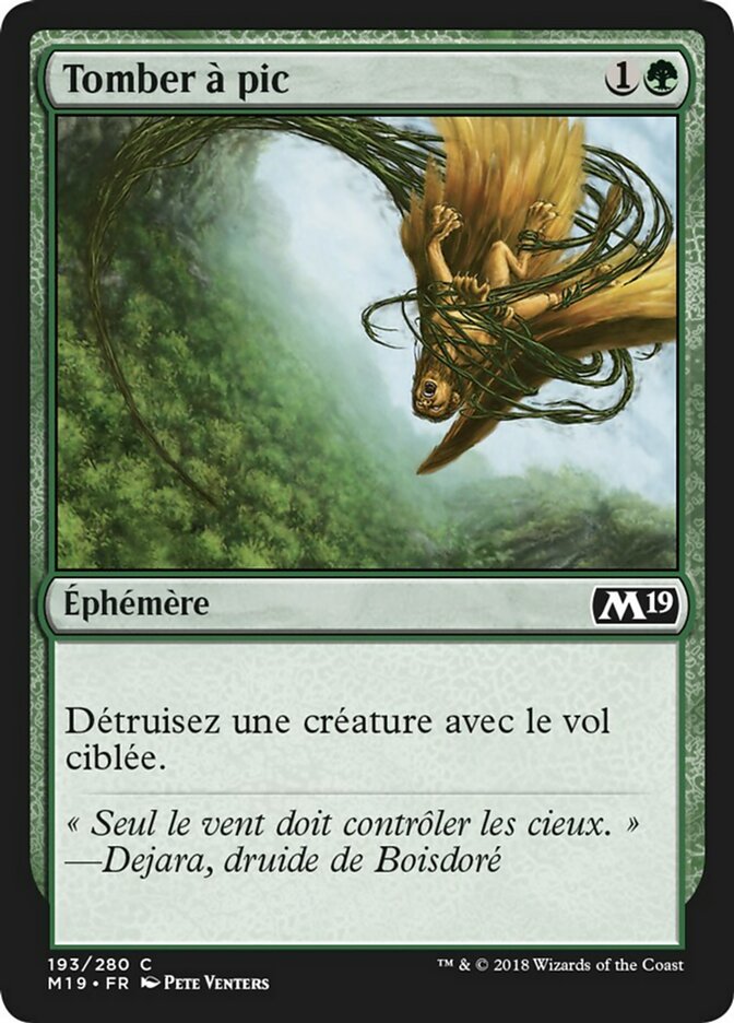 image Tomber à pic