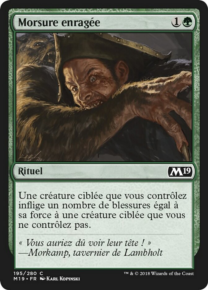 image Morsure enragée