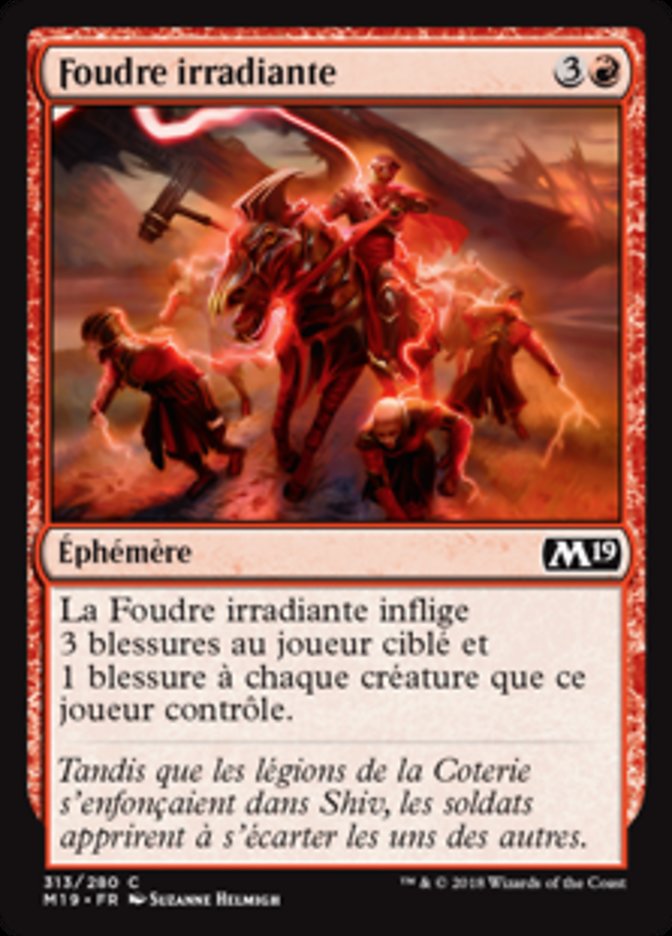 image Foudre irradiante