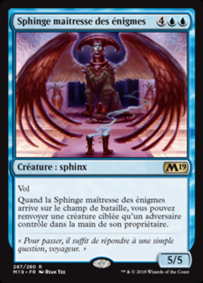 image Sphinge maîtresse des énigmes
