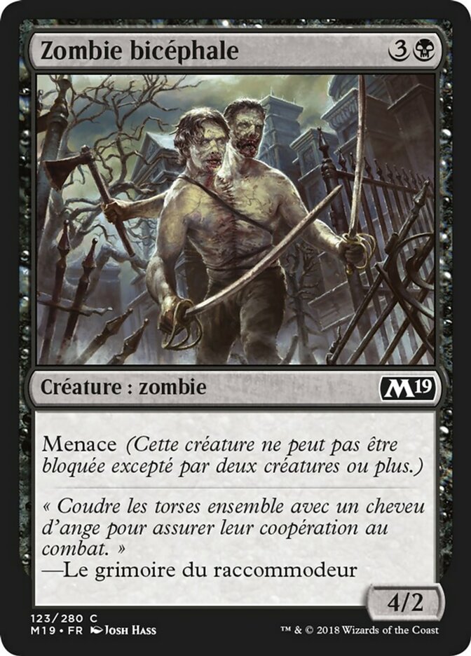 image Zombie bicéphale