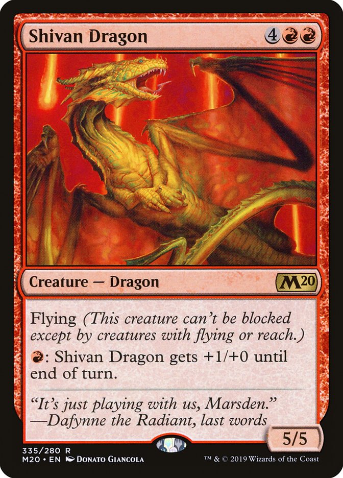image Shivan Dragon