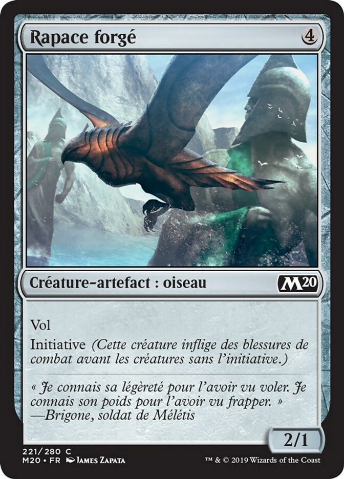 image Rapace forgé