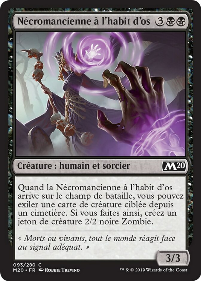 image Nécromancienne à l'habit d'os
