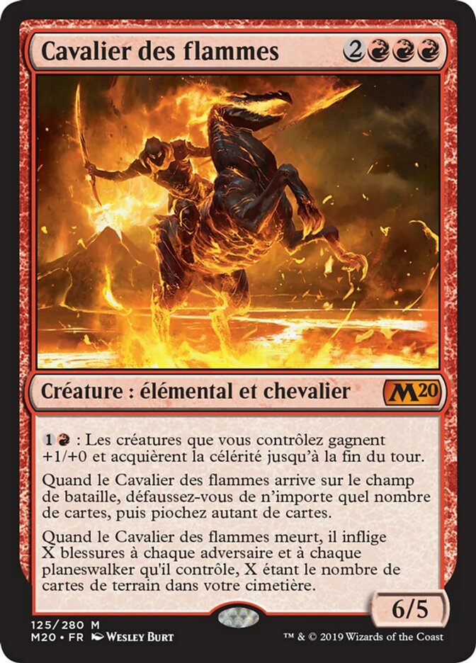 image Cavalier des flammes