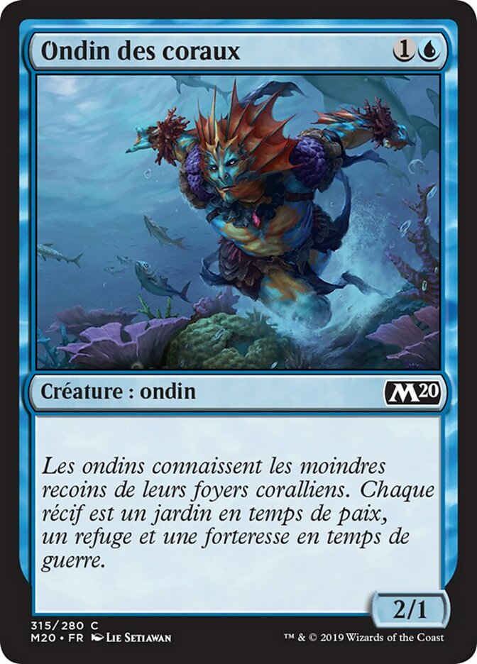 image Ondin des coraux