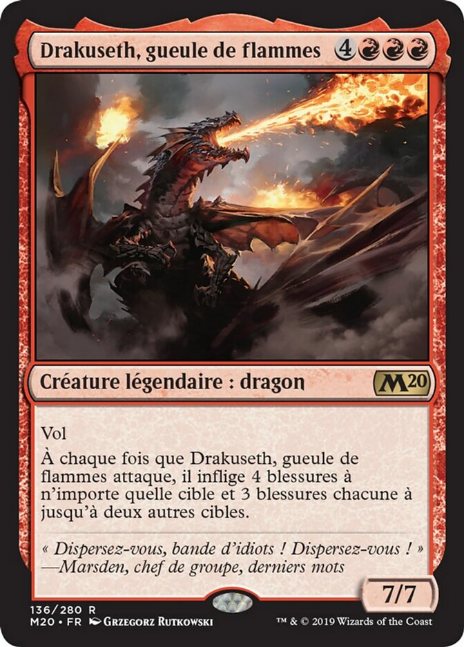image Drakuseth, gueule de flammes