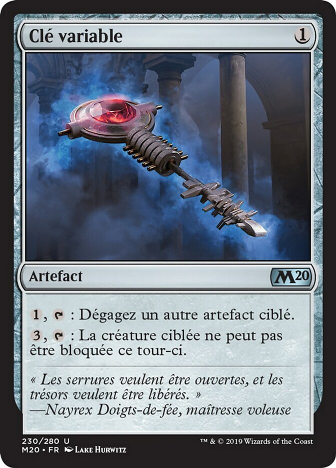 image Clé variable