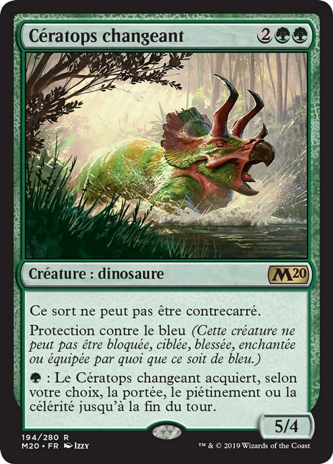 image Cératops changeant