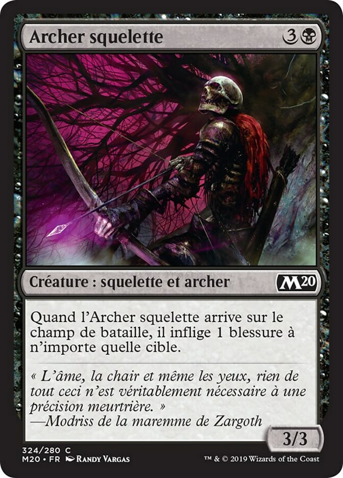 image Archer squelette