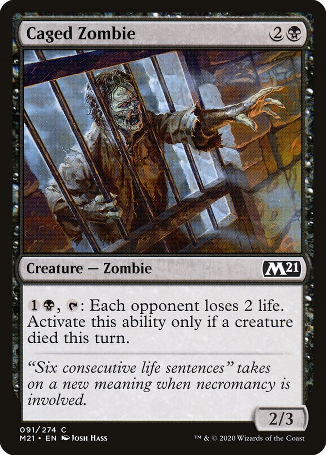 image Caged Zombie