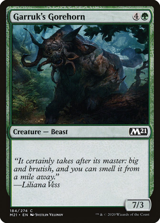 image Garruk's Gorehorn