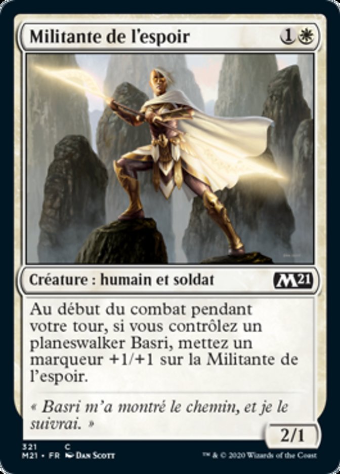image Militante de l'espoir