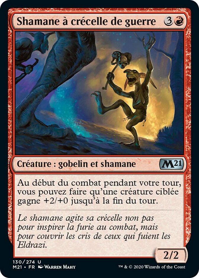 image Shamane à crécelle de guerre