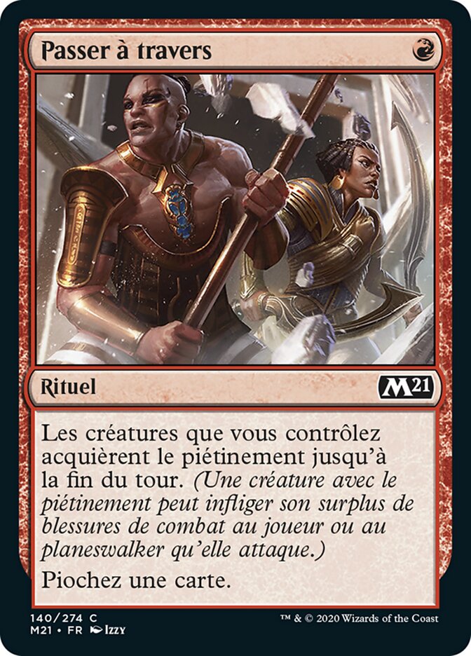 image Passer à travers