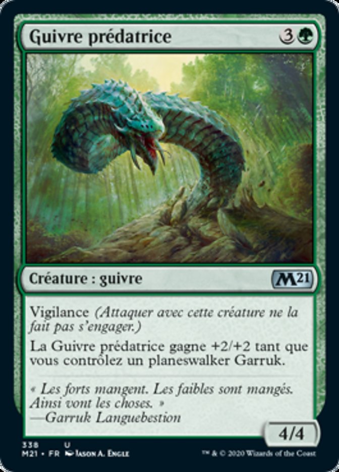 image Guivre prédatrice