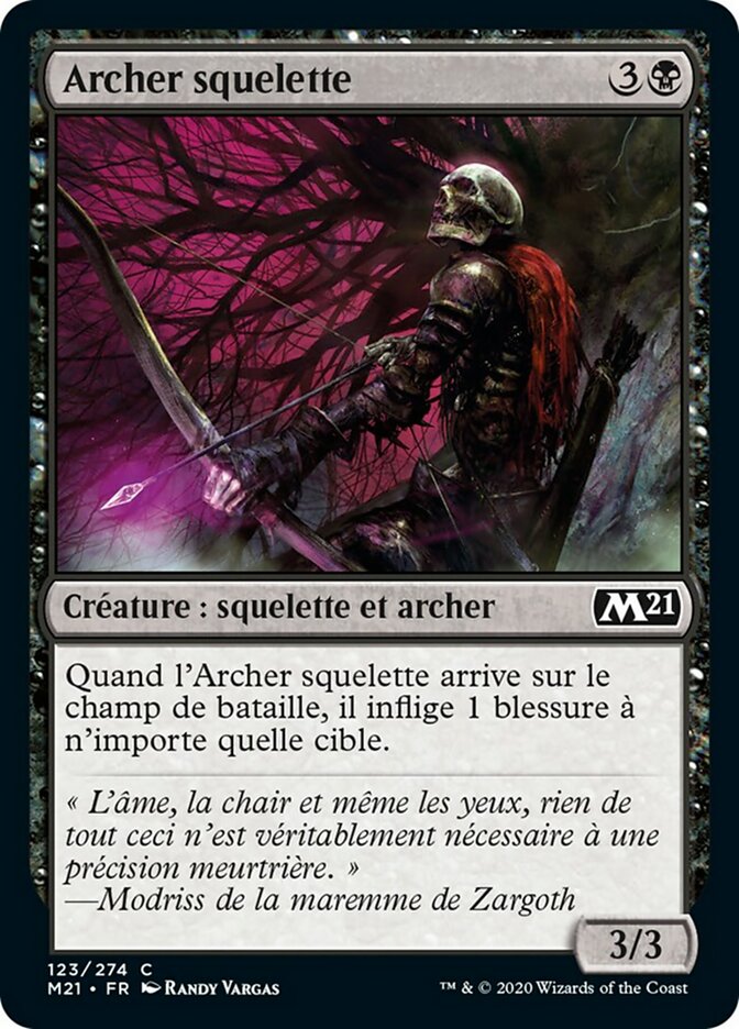 image Archer squelette