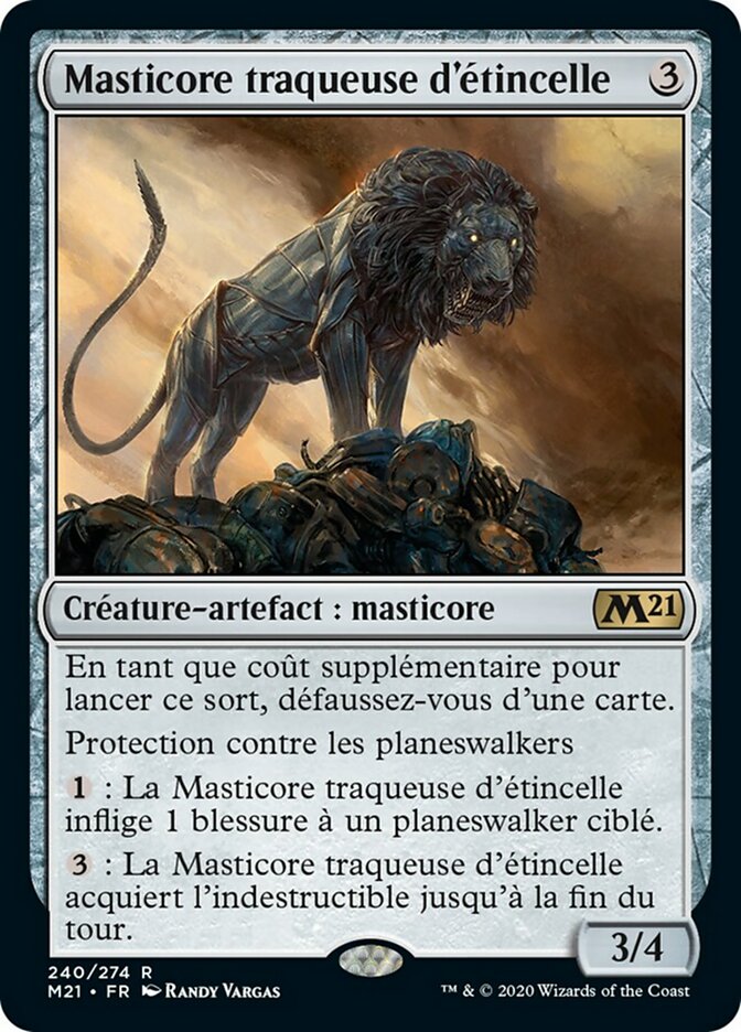 image Masticore traqueuse d'étincelle