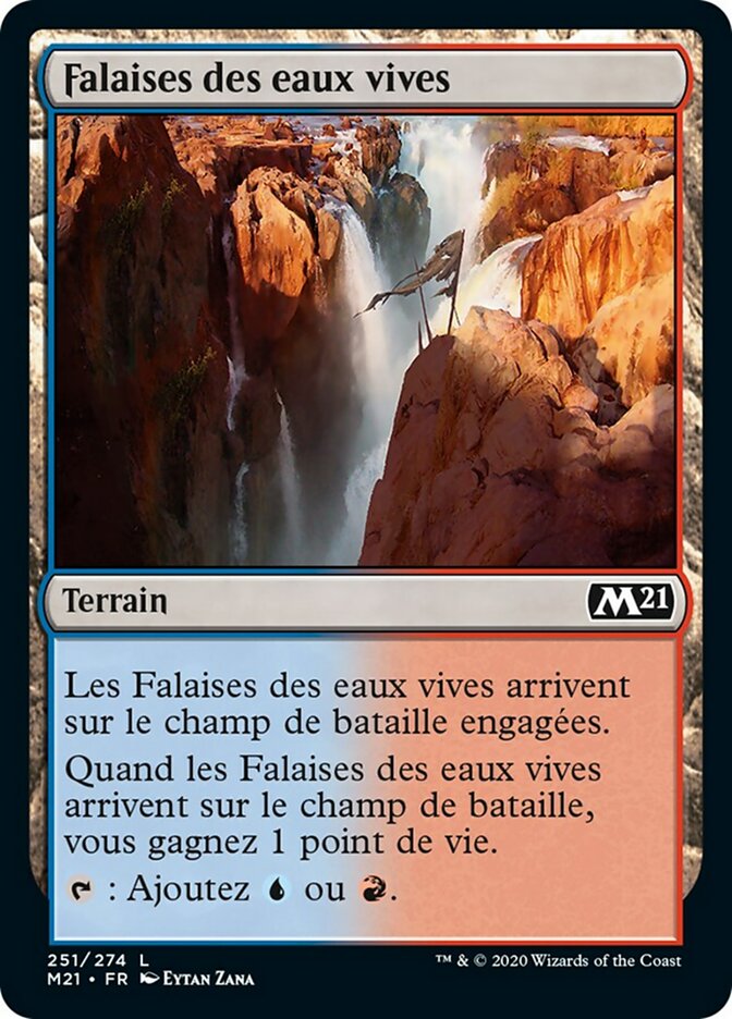 image Falaises des eaux vives