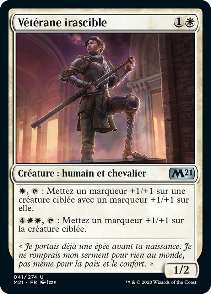 image Vétérane irascible