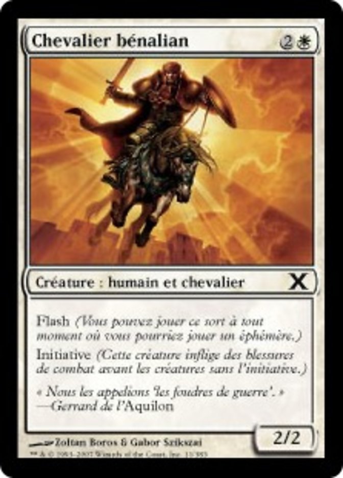 image Chevalier bénalian