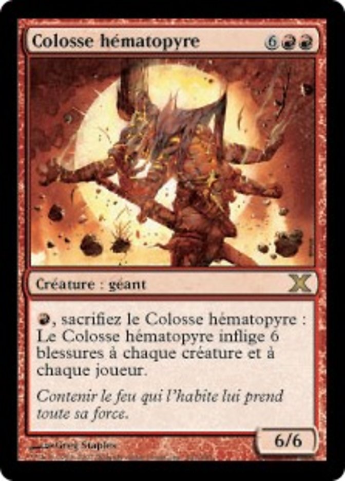 image Colosse hématopyre