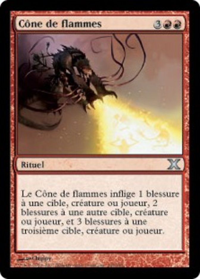 image Cône de flammes