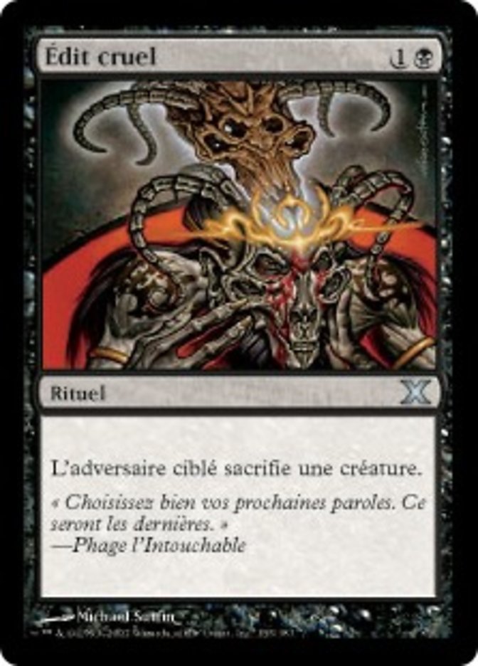 image Édit cruel