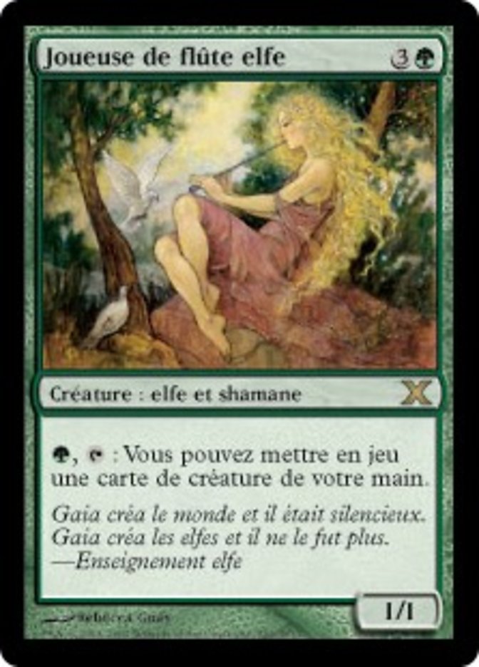 image Joueuse de flûte elfe