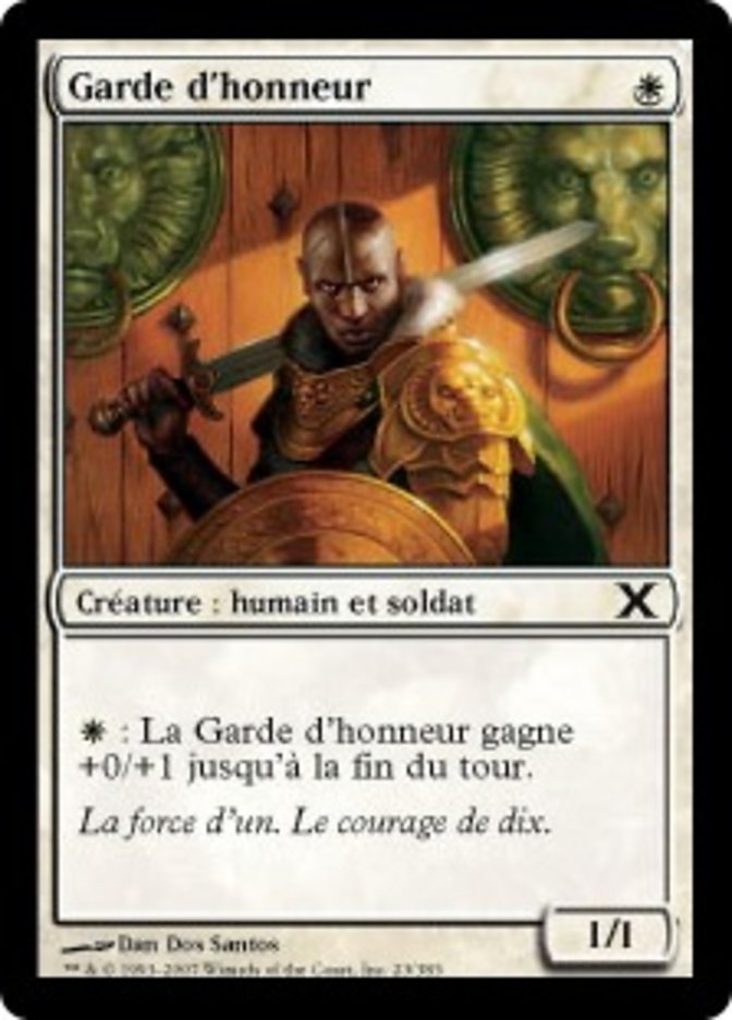 image Garde d'honneur
