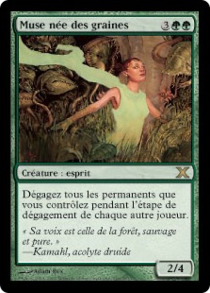 image Muse née des graines