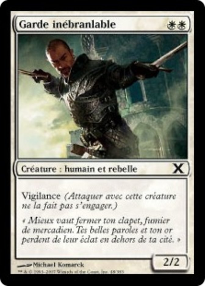 image Garde inébranlable