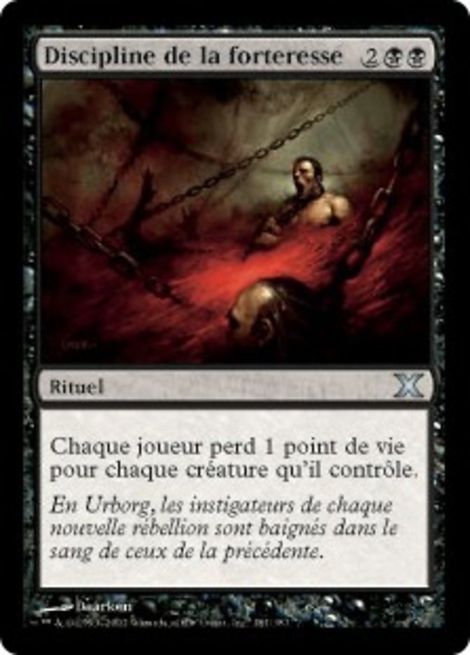 image Discipline de la forteresse