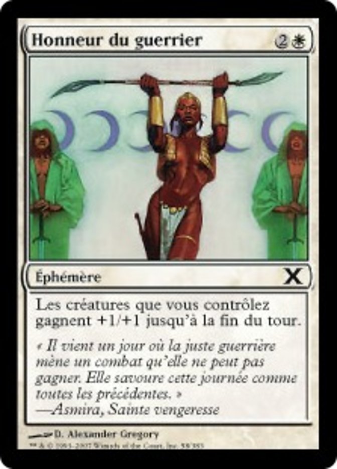 image Honneur du guerrier