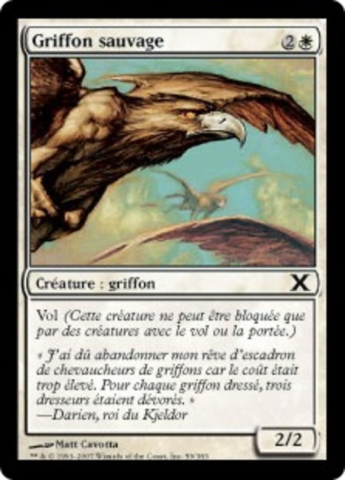 image Griffon sauvage