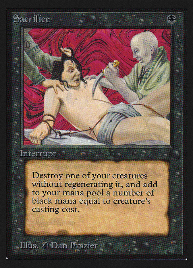 image Sacrifice