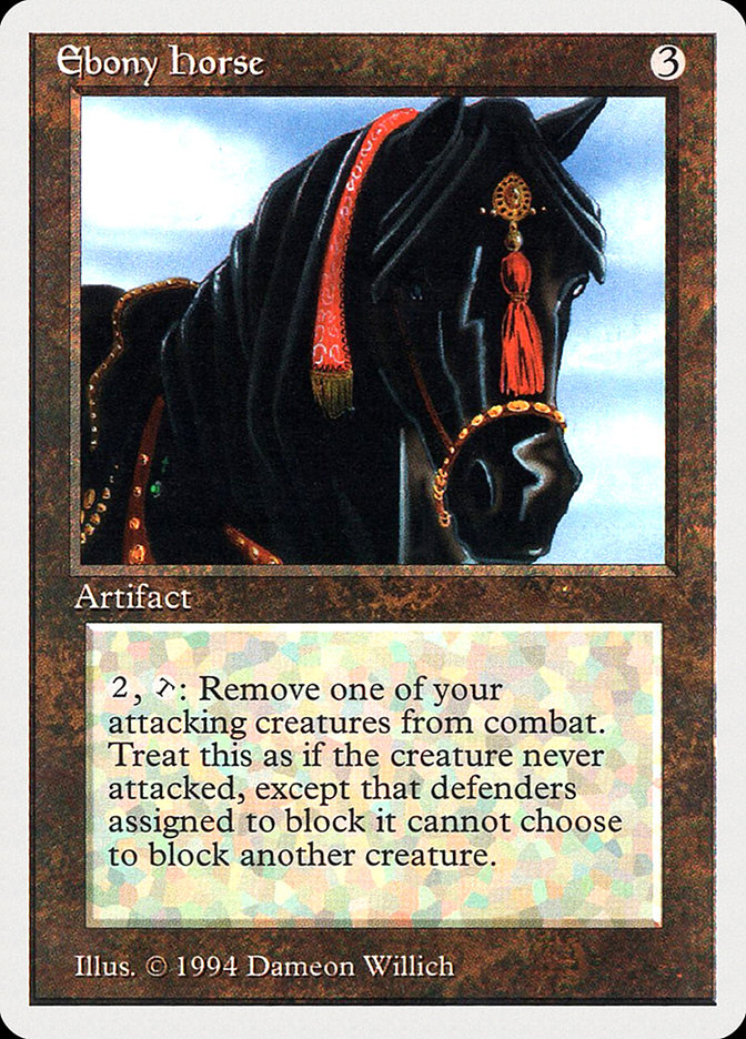 image Ebony Horse