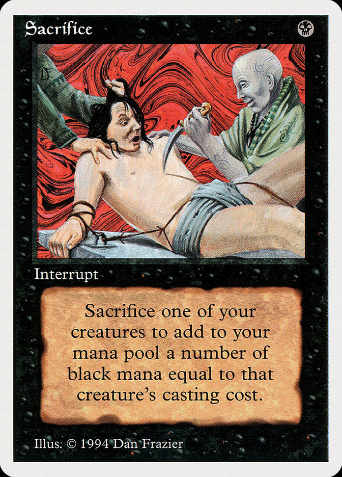 image Sacrifice