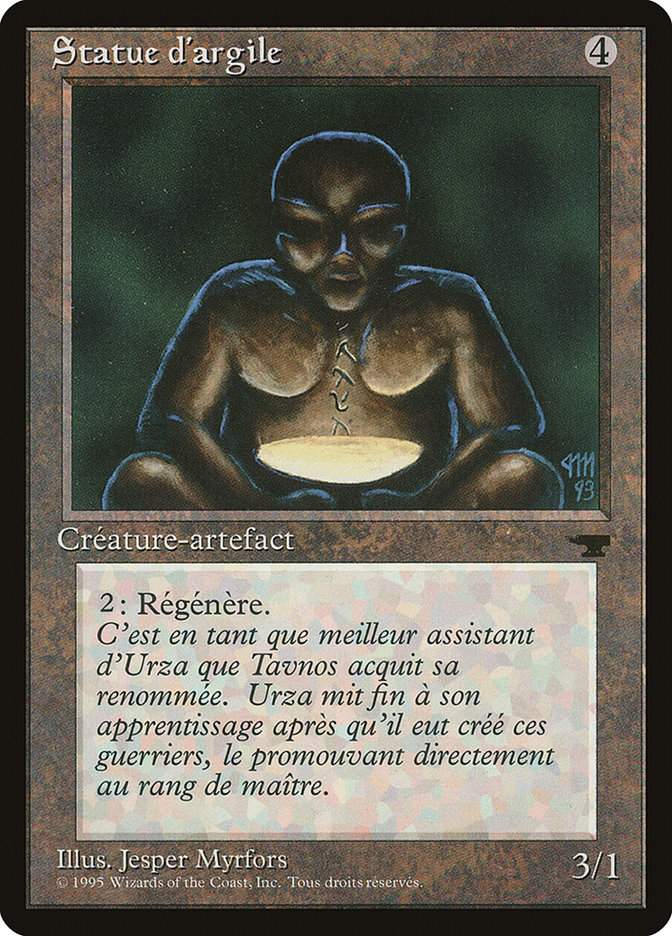 image Statue d'argile