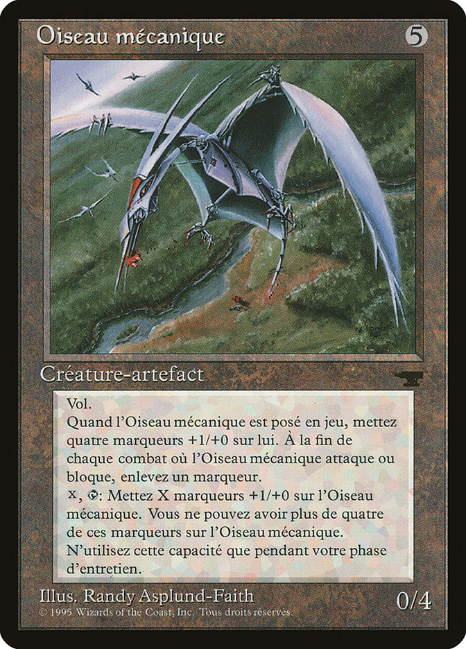 image Oiseau mécanique